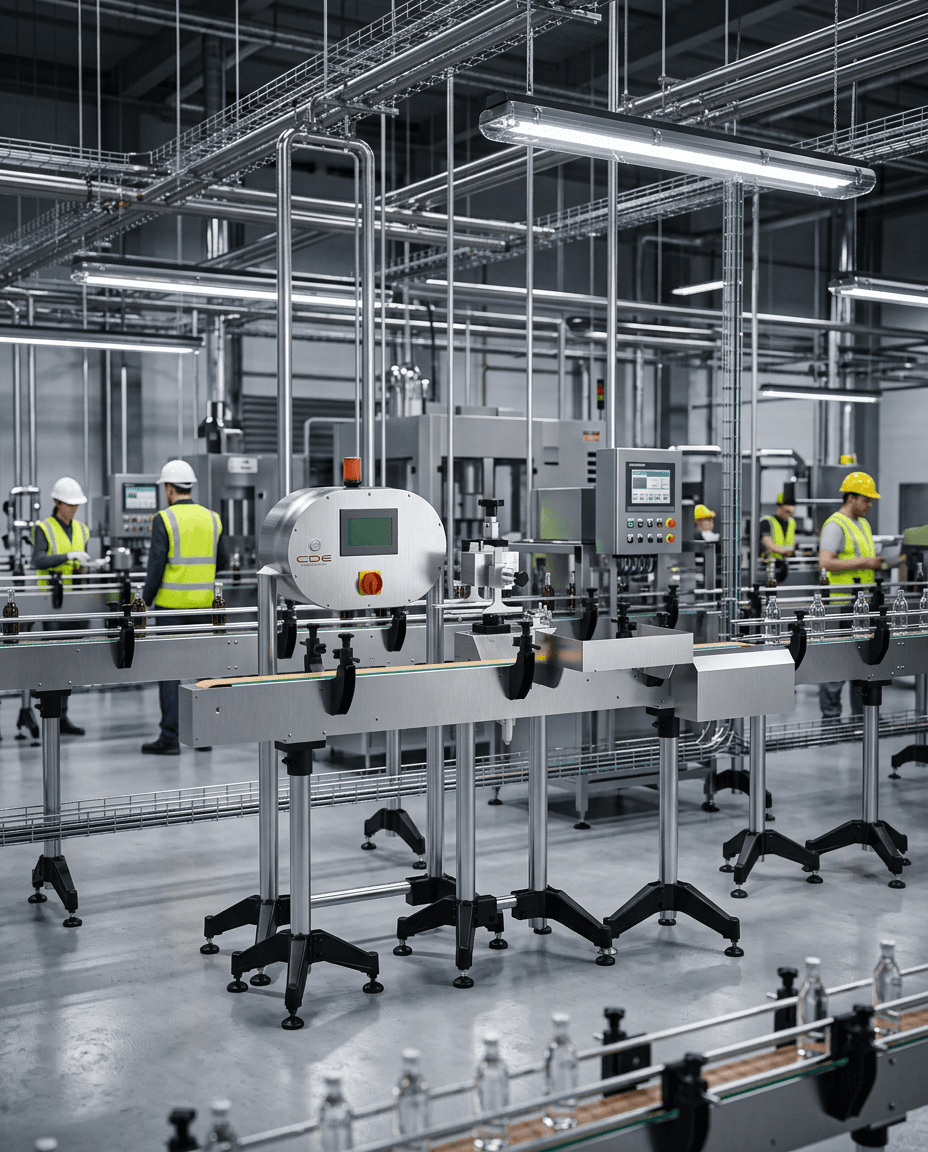 Detector de vacío CDE DVI para control de calidad en líneas de envasado