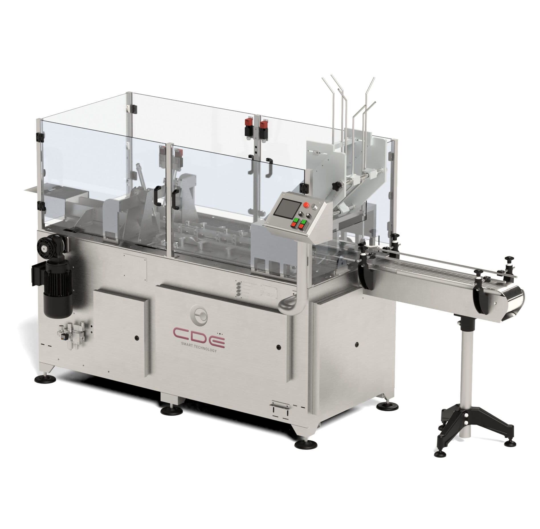 Estuchadora automática CDE Pack A para empaquetado en línea de producción