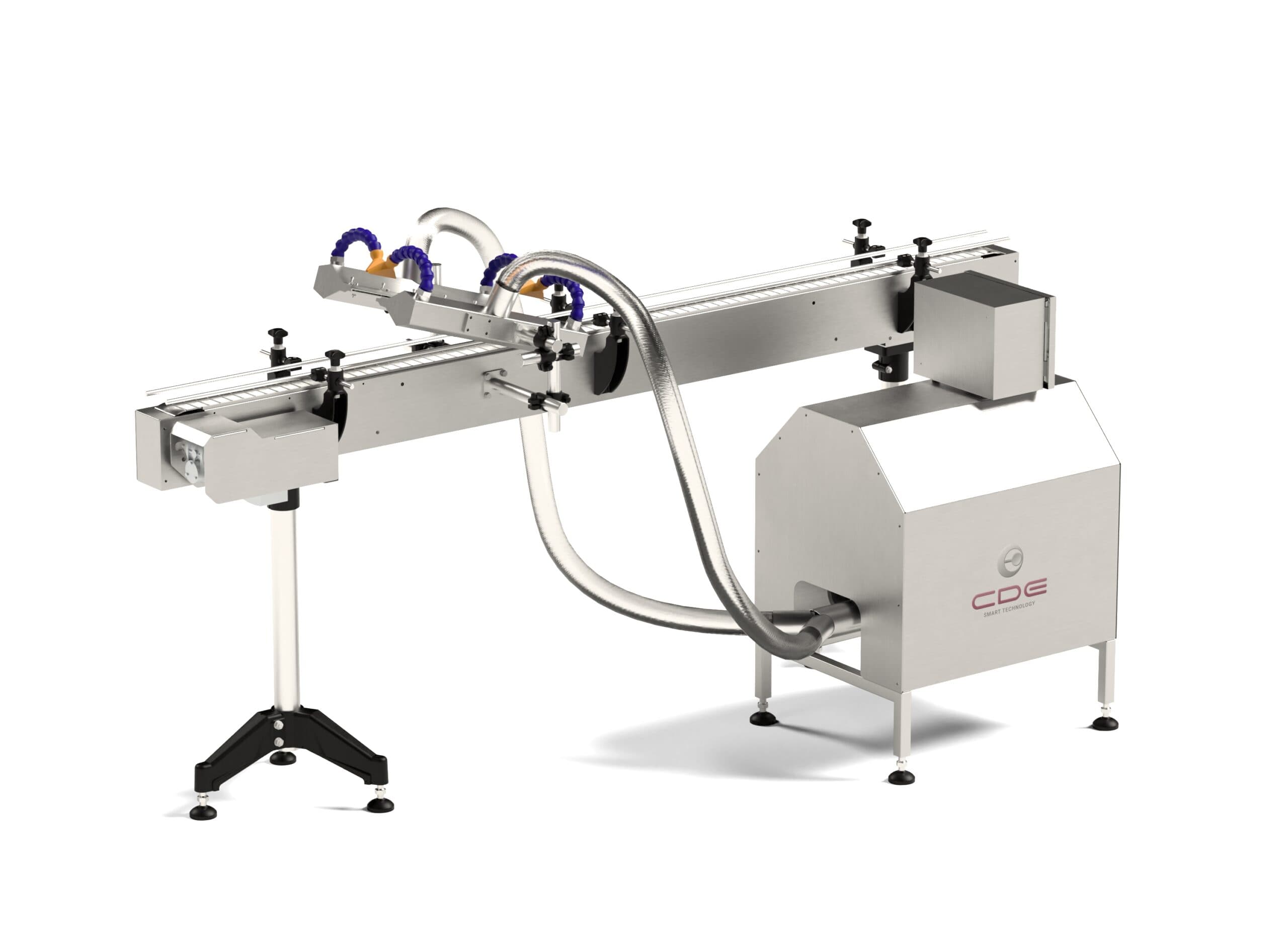 Secadora de turbina CDE 7.5KW para secado de envases en línea de producción