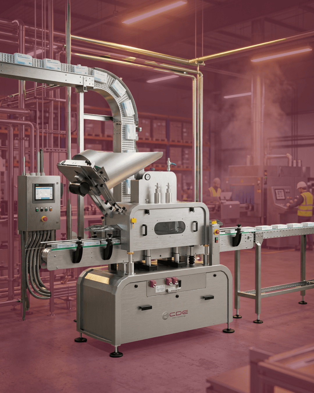 cerradora twist con fondo morado