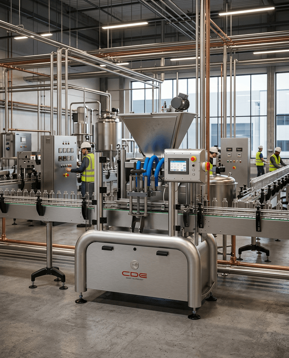 Maquina llenadora por piston volumétrico