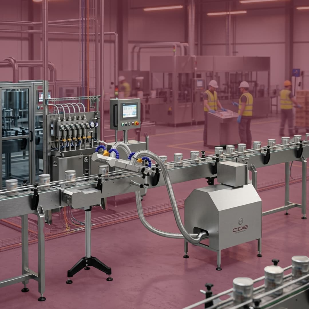 maquina secadora por turbina 7,5 kw en planta de fabricación